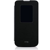 LG flip holster QuickWindow CCF-380 Black for L90 (D405N) - Phone Case