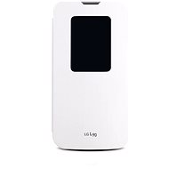 LG flip holster QuickWindow CCF-380 White for L90 (D405N) - Phone Case