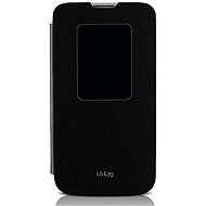 LG flip holster QuickWindow CCF-400 Black for L70 (D320N) - Phone Case