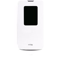 LG flip holster QuickWindow CCF-400 White for L70 (D320N) - Phone Case