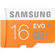 Samsung micro SDHC Class 10 16 GB EVO + SD Adapter - Memory Card