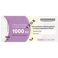 TESCO gift voucher of CZK 1000 - Gift Card