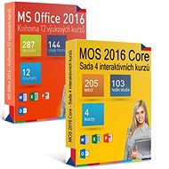 GOPAS MS Office 2016 + MOS 2016 Core - 12 + 4 self-study courses for 120 days CZ (elektr - Electronic License