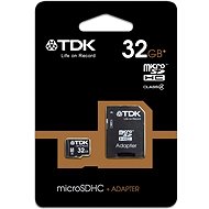TDK Micro 32GB SDHC Class 10 + SD Adapter - Memory Card