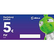 Electronic gift voucher Alza.sk for the purchase of goods worth 5 € - Voucher