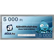 Elektronikus Alza.hu ajándékutalvány termék vásárlására 5000 Ft értékben - Utalvány