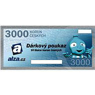 Elektronický dárkový poukaz Alza.cz na nákup zboží v hodnotě 3000 Kč - Voucher