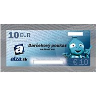 Darčekový poukaz Alza.sk na nákup tovaru v hodnote 10 € - Tištěný voucher