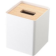 YAMAZAKI Cosmetic napkin dispenser Rin 5180, white - Make-up Wipe Dispenser