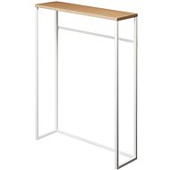 YAMAZAKI Tower 5164 console table, metal/wood, white - Console Table