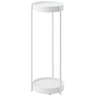 YAMAZAKI Flower table with wheels Tower 4366, white - Flower Table