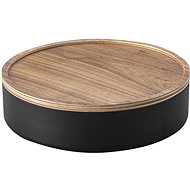 Yamazaki Storage box Rin 5800, low, black - Storage Box