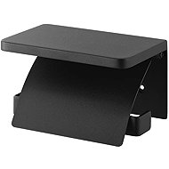 YAMAZAKI Wall mounted toilet paper holder Tower 1298, black - Toilet Paper Holder