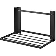YAMAZAKI Tower 8143 Wall-mounted folding shelf, black - Shelf