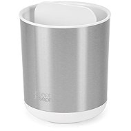 JOSEPH JOSEPH Duo Steel Caddy 70607 Small toothbrush holder, stainless steel/white - Toothbrush Holder