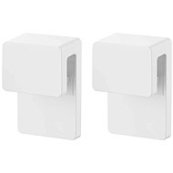 YAMAZAKI Film Hook 1493 Brush/Paste Holders 2 pcs, white - Toothbrush Holder