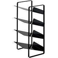 YAMAZAKI Bottle organizer for kitchen cabinet Tower 4305, metal, h.40 cm, black - Kitchen Organiser