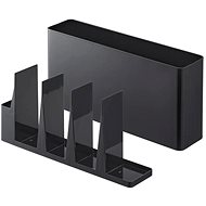 YAMAZAKI Kitchen tool and cutting board organizer Tower 8147, black - Kitchen Organiser