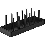 Yamazaki Tower 1362 Adjustable lid and pan organizer, black - Kitchen Organiser