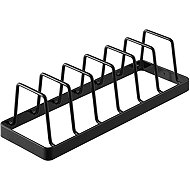 Yamazaki Tower 1376 plate rack, black - Plate Rack