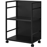 YAMAZAKI Semi-closed mobile shelf Tower 4811, black - Shelving Unit