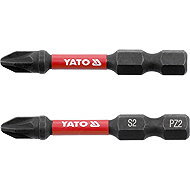 YATO Impact bits 1/4" × 50 mm PZ2 2 pcs YT-78044 - Bit Set