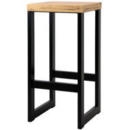 YLD Chair POISSON 30 × 30 × 60 cm, metal/wood - Stool