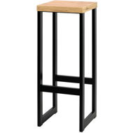 YLD Chair POISSON 30 × 30 × 75 cm, metal/wood - Stool