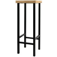 YLD Chair PRIZY 30 × 30 × 75 cm, metal/wood - Stool