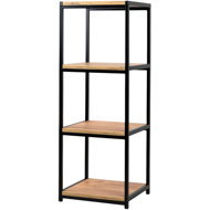 YLD CINDRE shelving unit 33 × 30 × 95 cm, metal/wood, 4-digit - Shelving Unit