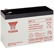 YUASA 12V 7Ah maintenance-free lead acid battery NP7-12, faston 4,7 mm - UPS Batteries