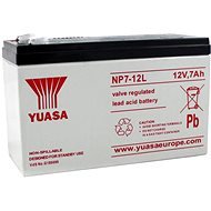 YUASA 12V 7Ah bezúdržbová olovená batéria NP7-12L, faston 6,3 mm - Batéria pre záložný zdroj