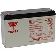YUASA 6V 12Ah karbantartásmentes ólomsavas akkumulátor NP12-6 - Szünetmentes táp akkumulátor
