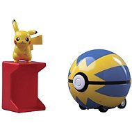 Pokémon - &quot;Zupacken und geht zurück&quot;, Pikachu und Schnell Ball - Figur