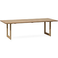 G21 Carson Garden Table, Aluminium - Garden Table