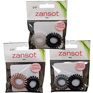 Zansot 3× spiral elastic waterproof hair elastics 2 pcs multi-coloured 1 -  Hair Ties