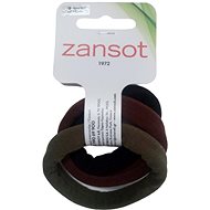 Zansot elastic hair elastic large, fine fabric 3 pcs dark -  Hair Ties