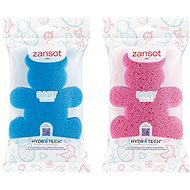 ZANSOT Greek baby sponge blue teddy bear + pink teddy bear - Sponge