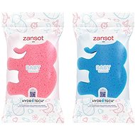 ZANSOT Greek baby sponge blue elephant + pink elephant - Sponge