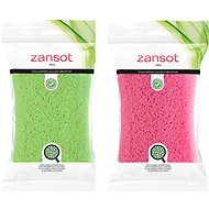 ZANSOT Greek soft body sponge 2 pcs red, green - Sponge