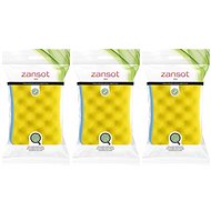 ZANSOT Greek double-sided body sponge 3 pcs - Sponge
