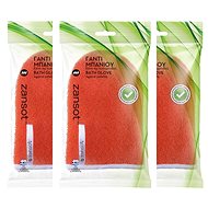 ZANSOT Double-sided anti-cellulite gloves + soft sponge 3 pcs - Sponge