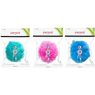 Zansot 3 × Large net sponge, multicoloured - Sponge