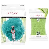 Zansot Extra large mesh sponge green + Soft sponge green - Sponge
