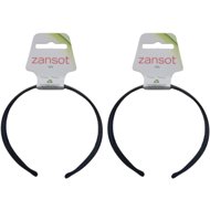ZANSOT Plastic hairband 1,5 cm, glossy black - Hairband