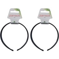 ZANSOT Plastic hairband 1,5 cm, matt black - Hairband