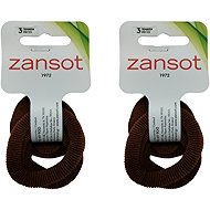 ZANSOT 2 × Elastic hair elastics, fabric, brown, 3 pcs -  Hair Ties