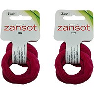 ZANSOT 2 × Elastic hair elastics, fabric, red, 3 pcs -  Hair Ties