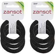 ZANSOT 2 × Elastic hair elastics, fabric, black, 3 pcs -  Hair Ties