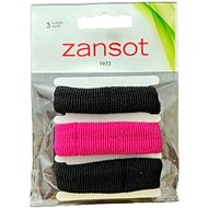 Zansot Elastic hair elastics, fabric, 3 pcs, black + red -  Hair Ties